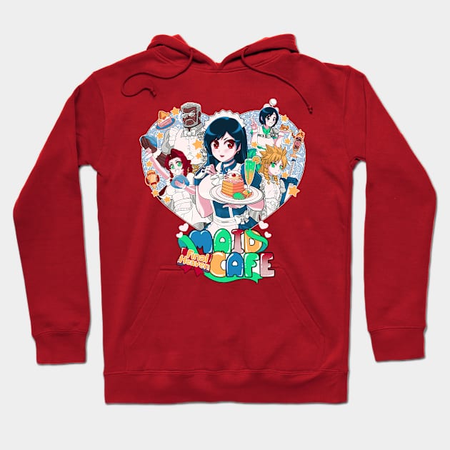 Final Heaven Maid Cafe Hoodie by CoinboxTees